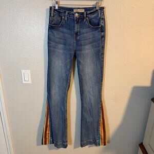 Rock & Roll Denim X Hooey High Rise Trouser Jeans 28x34